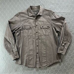 INC International Concepts Charcoal Button-Down Shirt